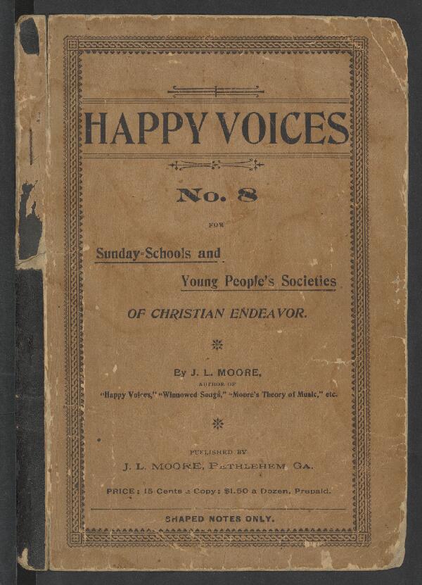 First page of Happy Voices No. 8