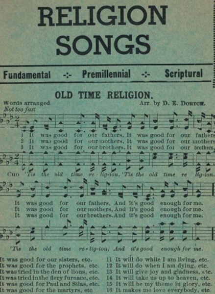 Old-Time Religion Songs