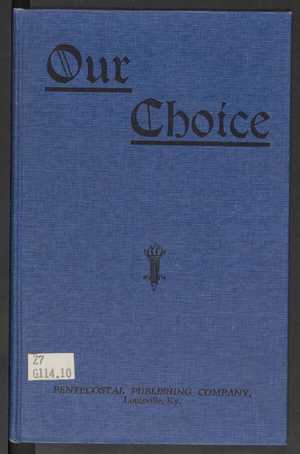 First page of Our Choice