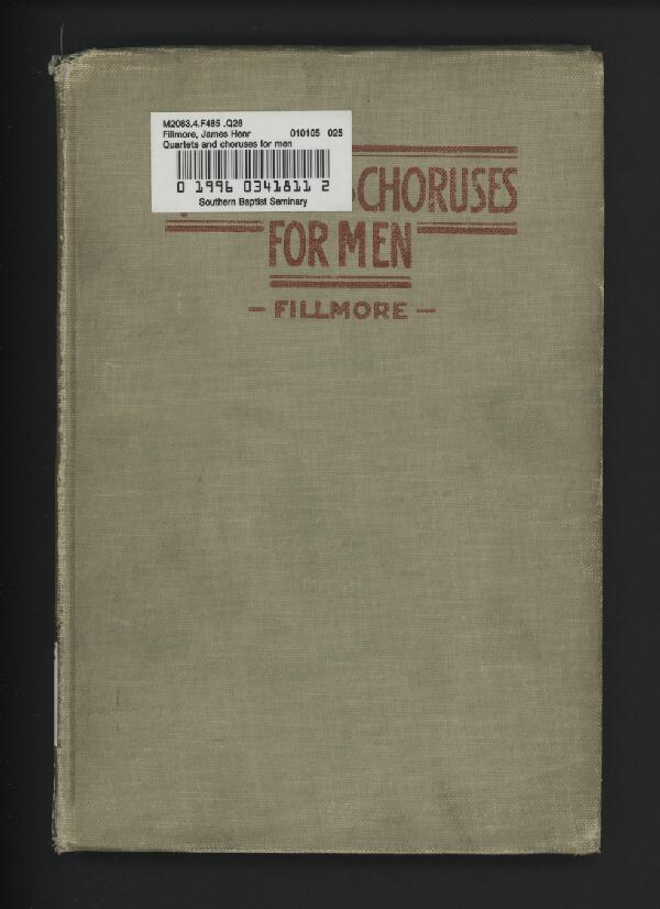 First page of Quartets and Choruses