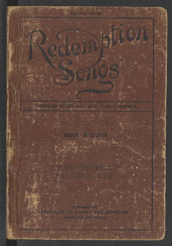 First page of Redemption Songs