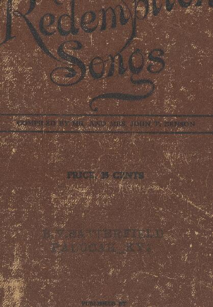 First page of Redemption Songs