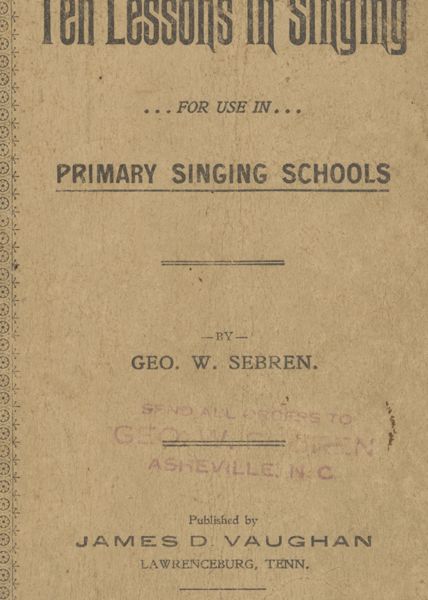 Ten Lessons in Singing