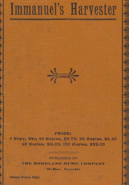 Immanuel's Harvester