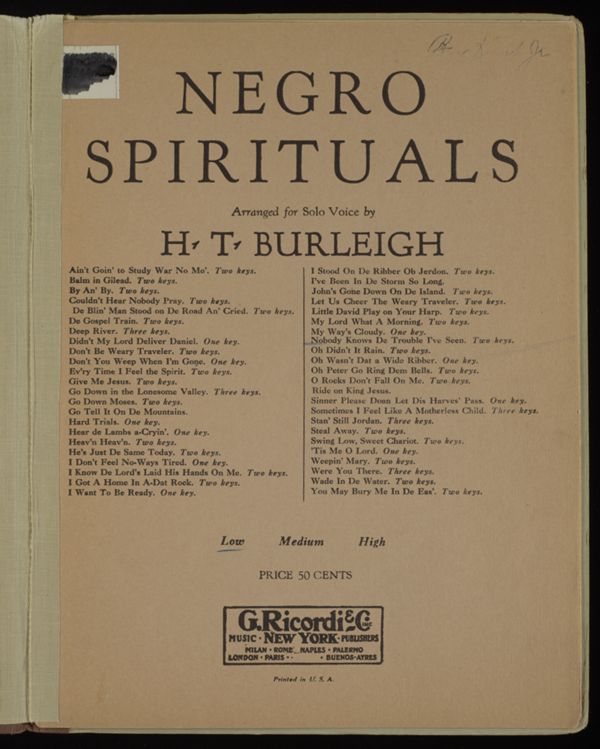 Nobody Knows de Trouble I've Seen