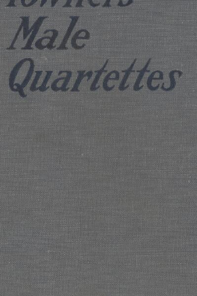 Towner's Male Quartettes