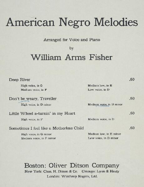 American Negro Melodies
