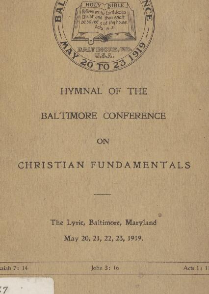 Hymnal of the Baltimore Conference