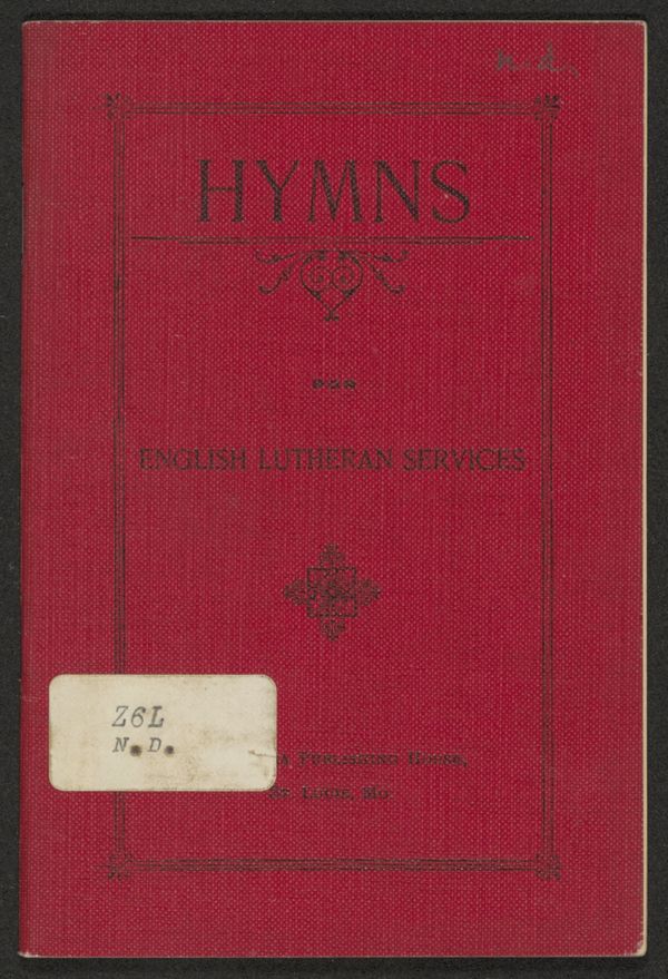 Hymns for English Lutheran Services