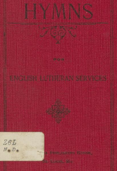 Hymns for English Lutheran Services