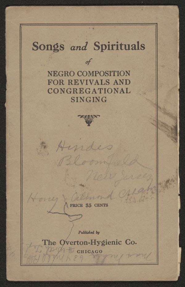 Songs and Spirituals