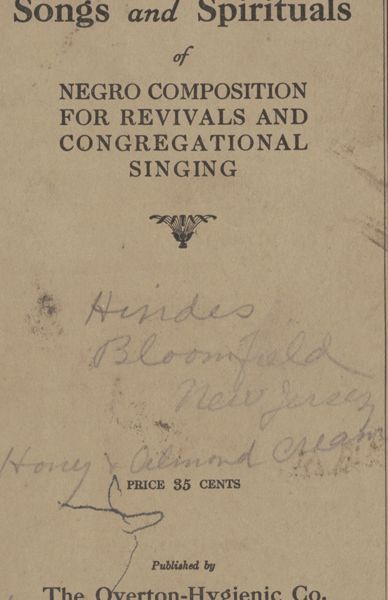 Songs and Spirituals