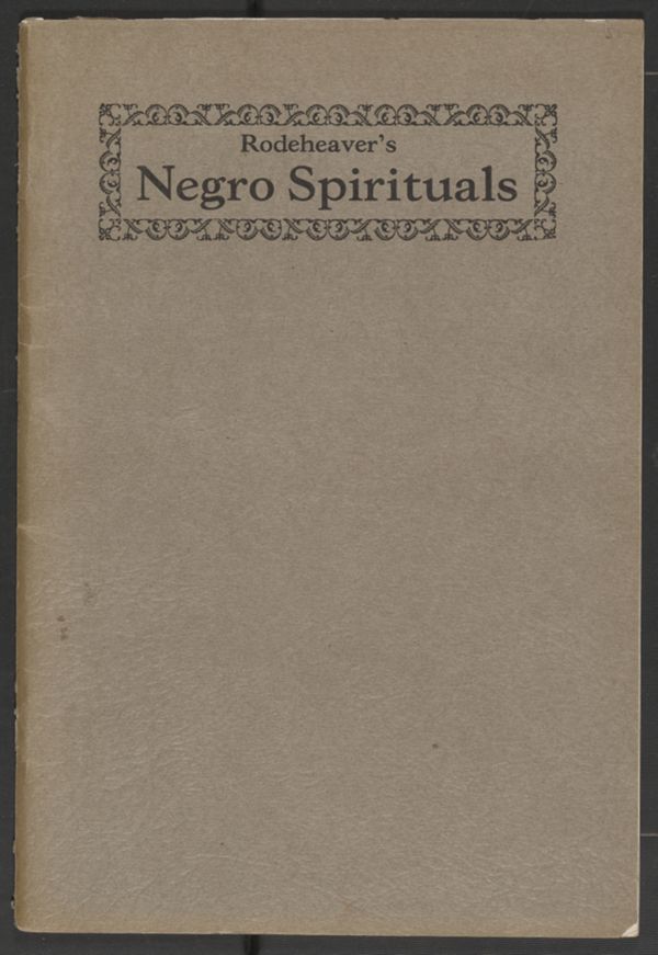 Rodeheaver's Negro Spirituals
