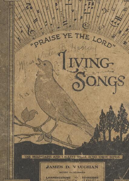 First page of Living Songs