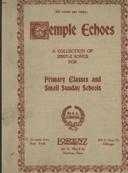 First page of Temple Echoes