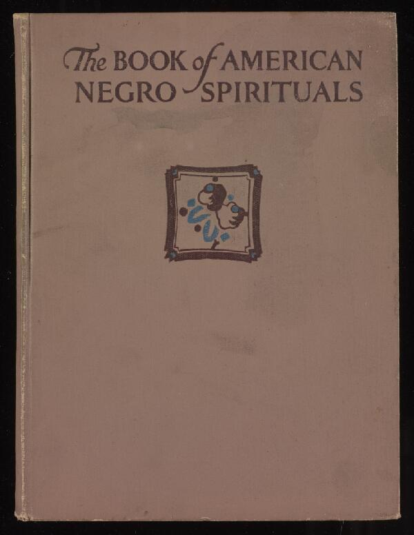 First page of The Book of American Negro Spirituals