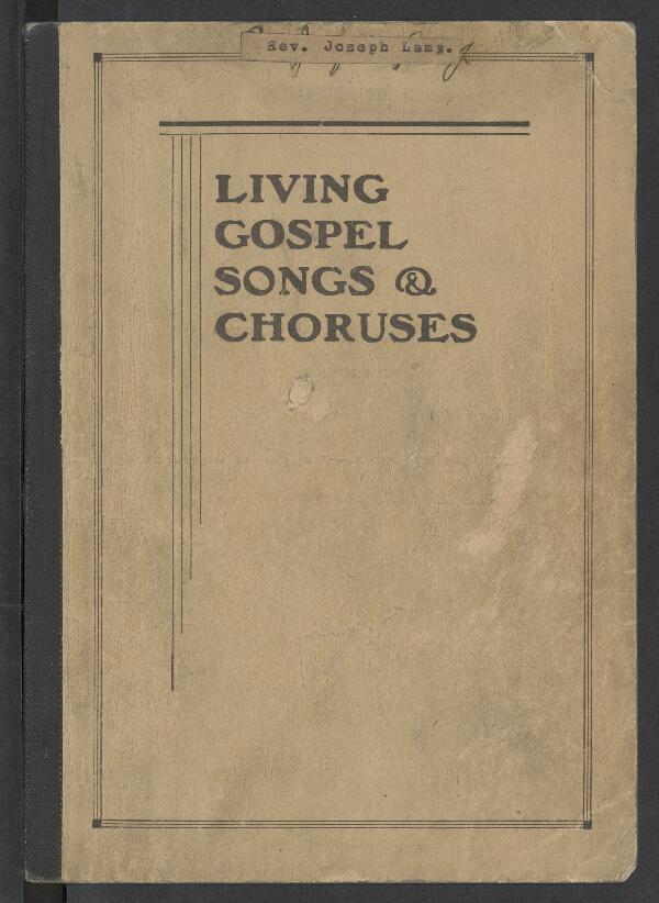 First page of Living Gospel Songs & Choruses