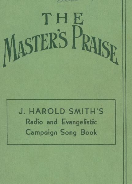First page of The Master's Praise