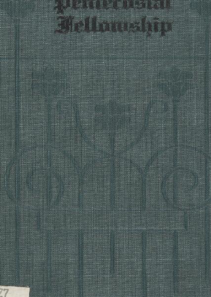 First page of Songs of Pentecostal Fellowship