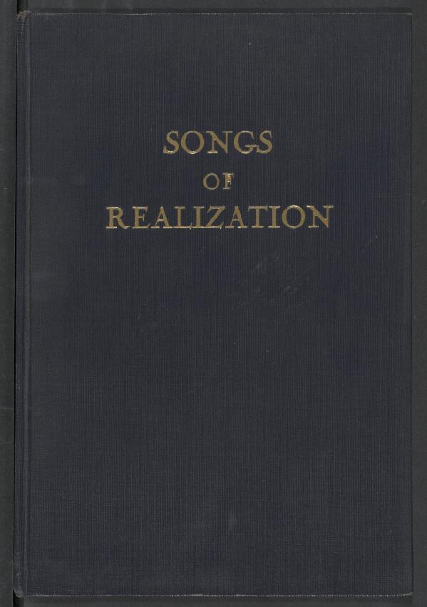 First page of Songs of Realization