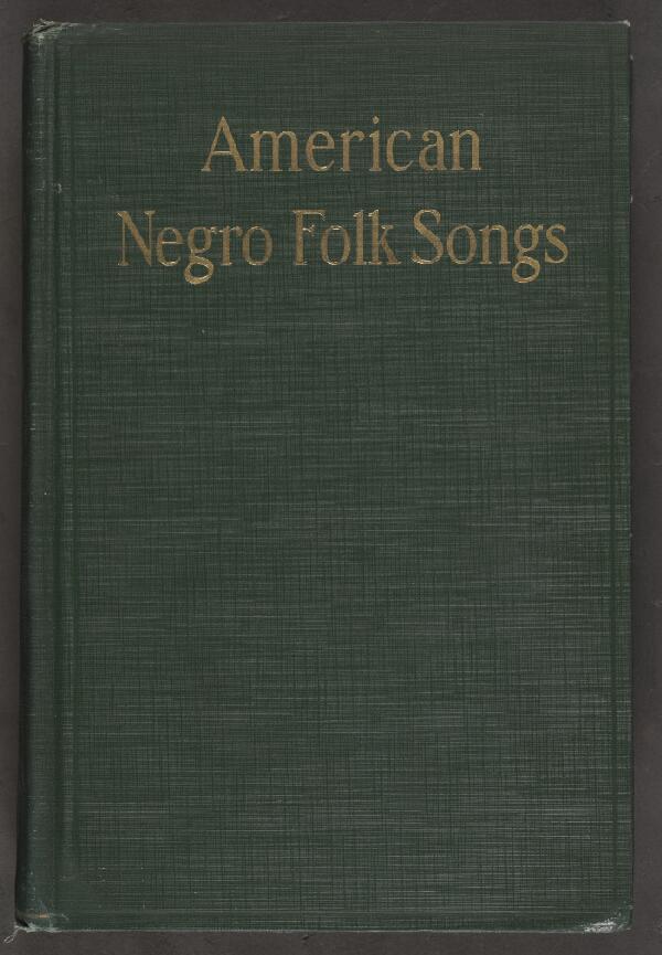 First page of American Negro Folk-Songs