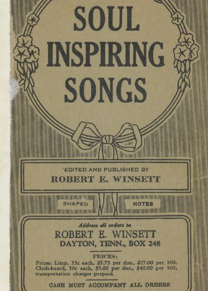 First page of Soul Inspiring Songs