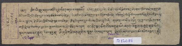 First page of བྱིས་པའི་གླུད་གཟུངས་མདོའི་ལུགས་ཤིན་ཏུ་འདུས་པ། .-བྲིས་མ།