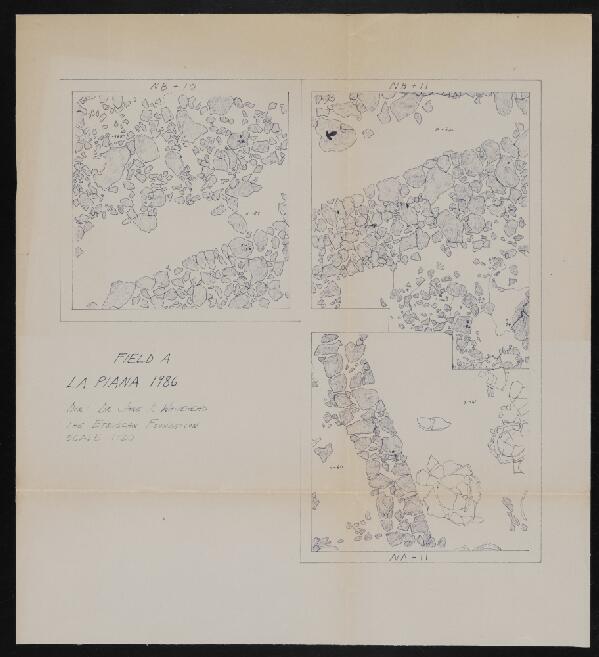 First page of Field A, La Piana