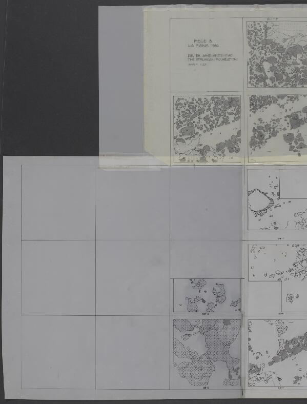 First page of La Piana Large Plan of Field B 1986