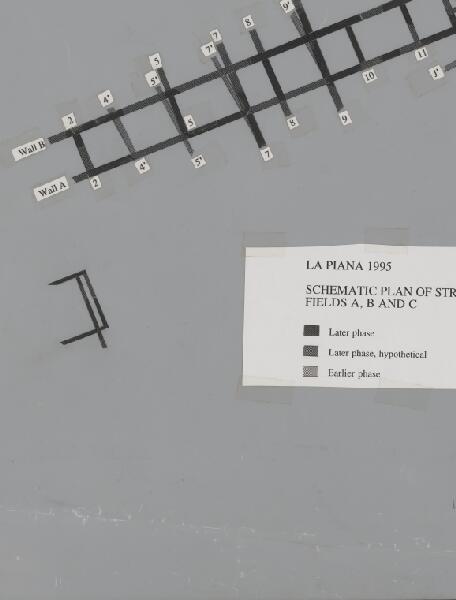 First page of Schematic Plan of Structures, Fields A, B and C