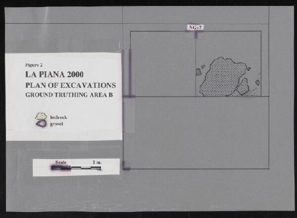 First page of Plan of Excavations, Ground Truthing, Area B