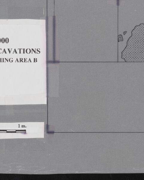 First page of Plan of Excavations, Ground Truthing, Area B
