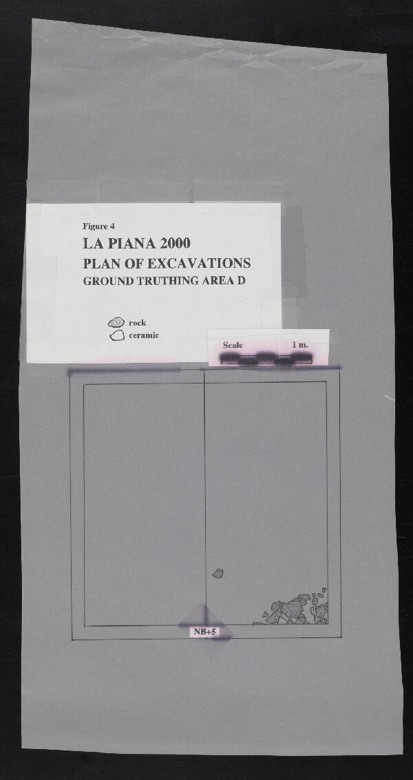 First page of Plan of Excavations, Ground Truthing, Area D