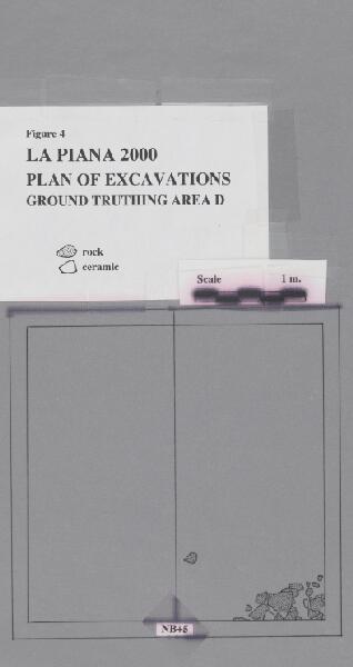 First page of Plan of Excavations, Ground Truthing, Area D