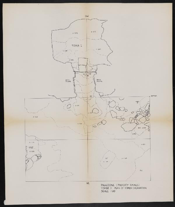 First page of Palazzone, Tomb I: Plan of Tomb & Excavation